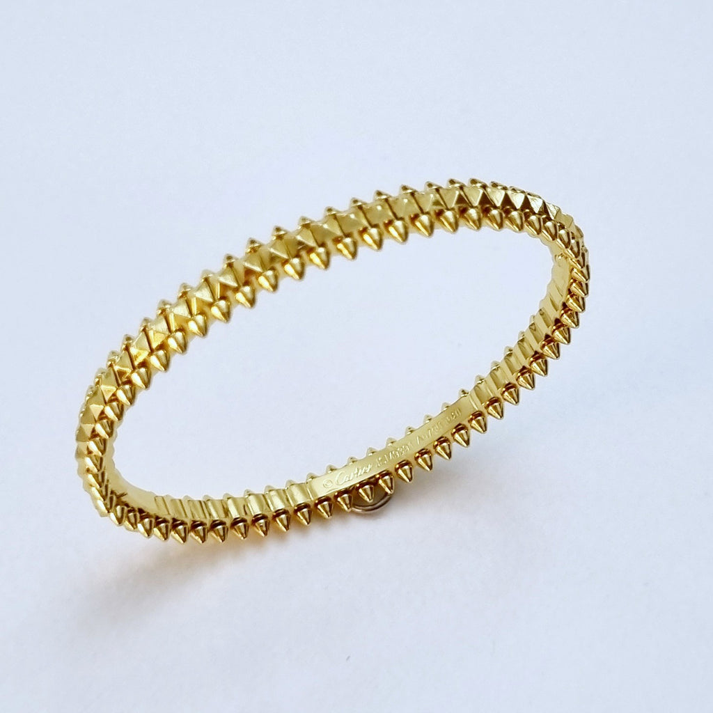Gold plated clash bracelet 18K color