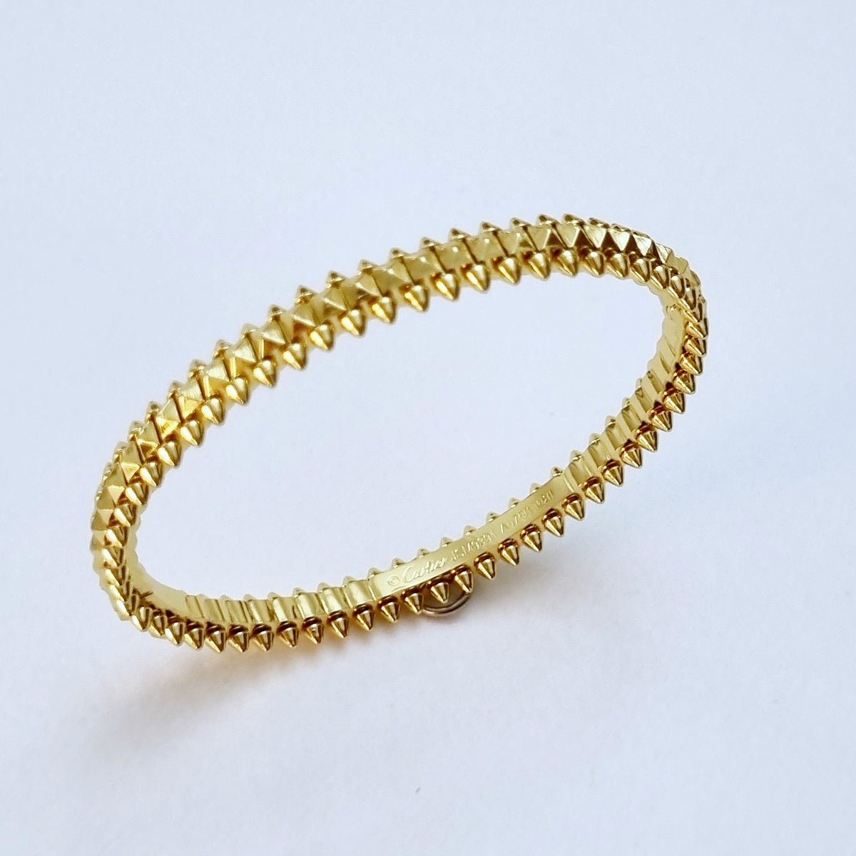 Gold plated clash bracelet 18K color
