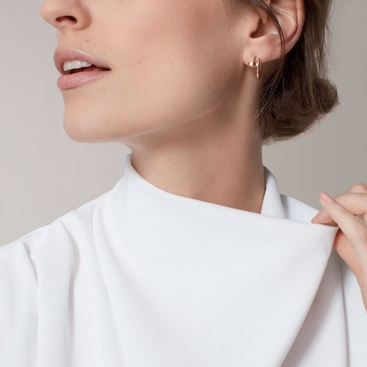 Cartier Clou round Rose gold-plated earrings in Gold, 1.9 cm, water-resistant – 7ola accessories