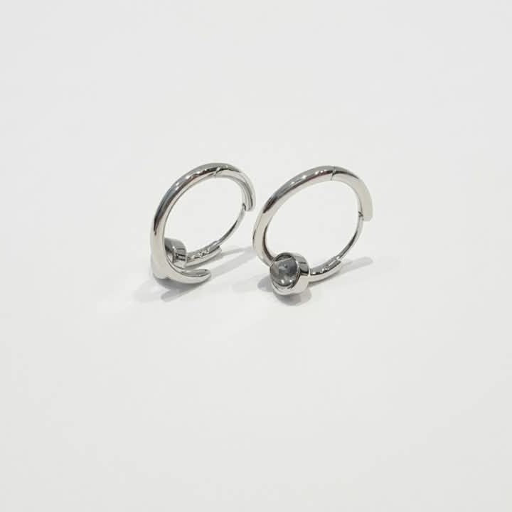 Cartier Clou round Silver earrings in Gold, 1.9 cm, water-resistant – 7ola accessories