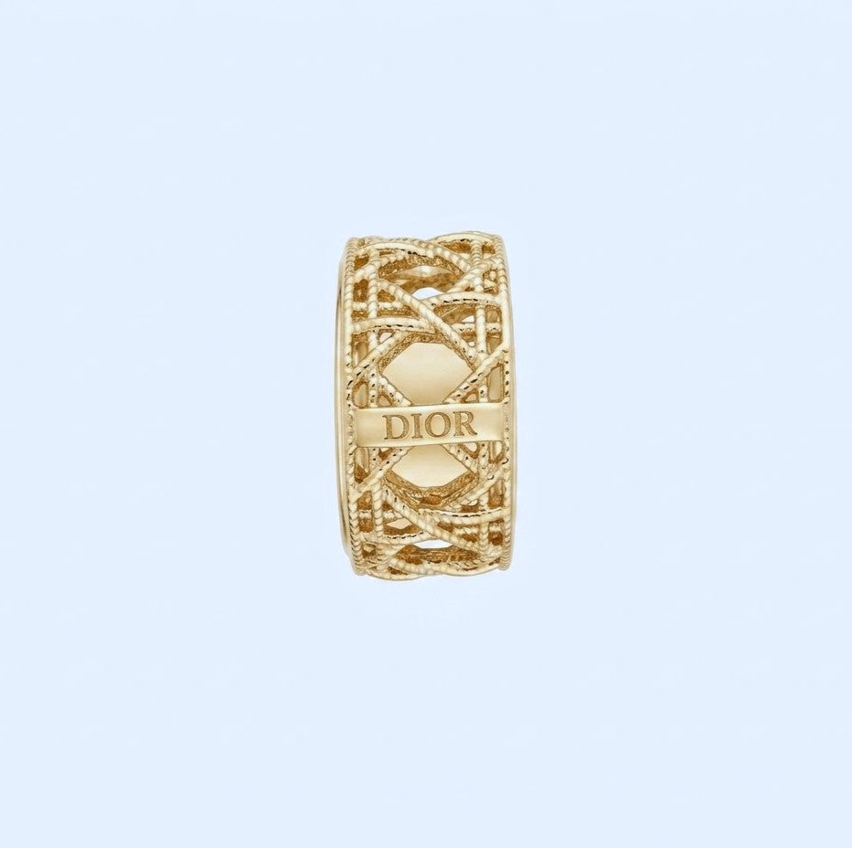 My Dior Ring - gold-plated ring, front view
