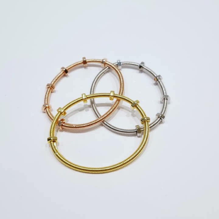 Ecrou de Cartier Bangles in Rose Gold, Silver and Gold – 7ola accessories