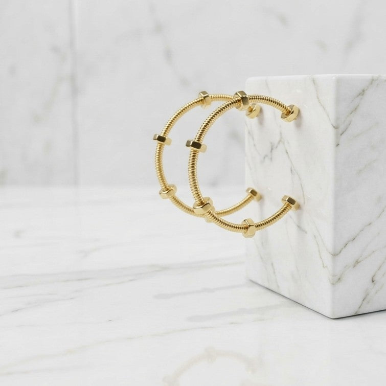 Ecrou de Cartier Earrings in Gold – 7ola accessories