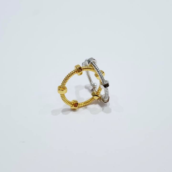 Ecrou de Cartier Rings in Silver and Gold – 7ola accessories