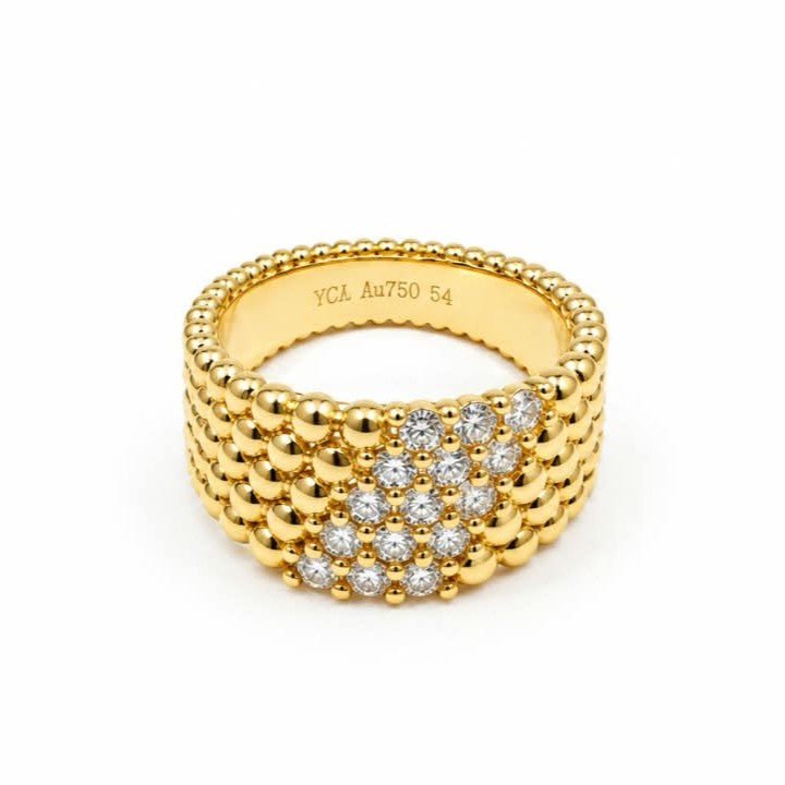 Van Cleef Perlee 5 rows Ring