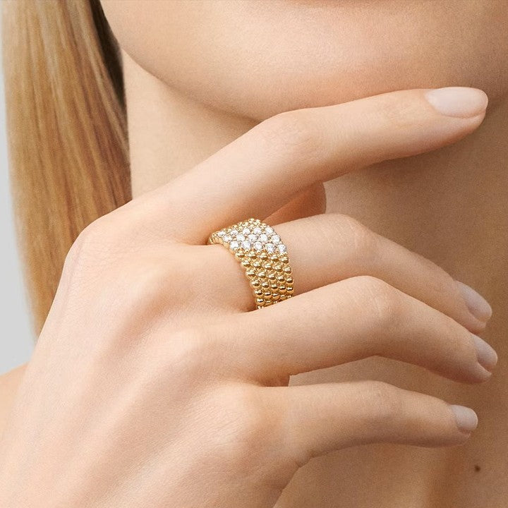 Van Cleef Perlee 5 rows Ring