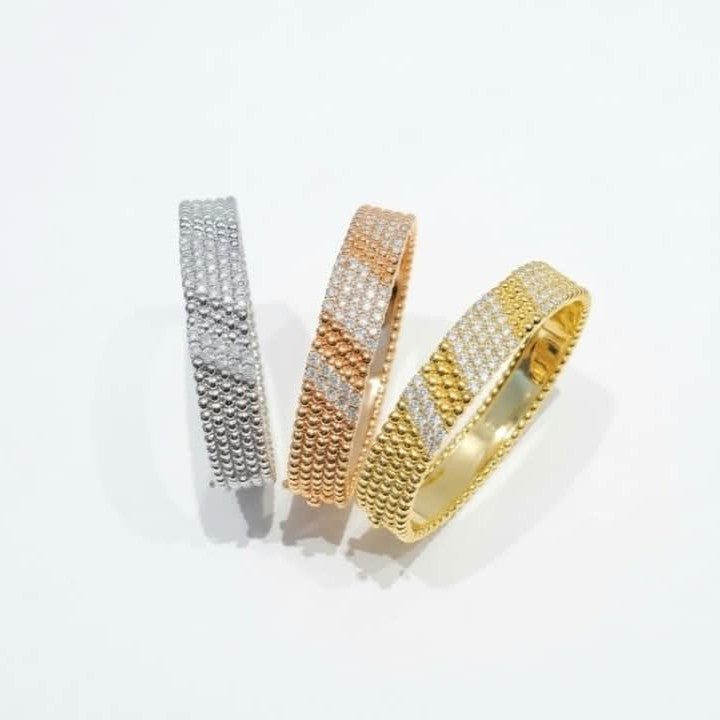 Van Cleef Perlee 5 rows Bangle