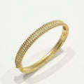 Van Cleef Perlee Bangle - 1 row of Zircon