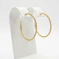 Van Cleef Perlee Hoop Earrings