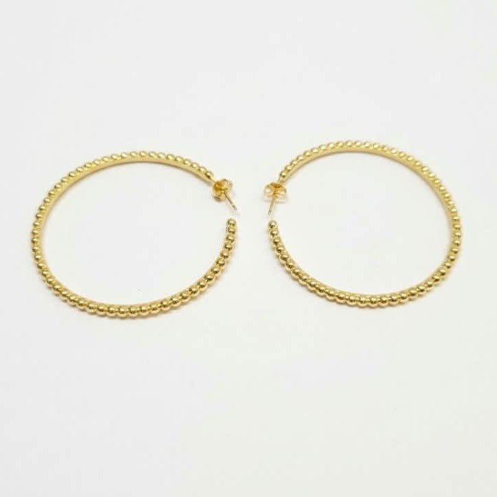 Van Cleef Perlee Hoop Earrings
