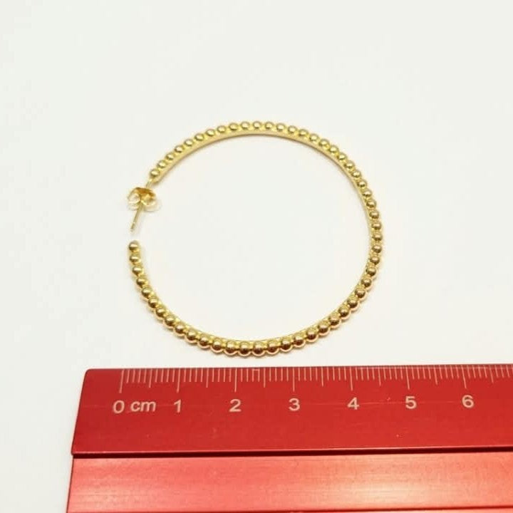 Van Cleef Perlee Hoop Earrings