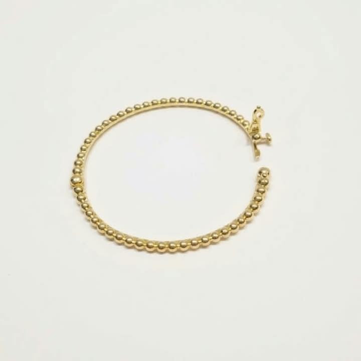 Van Cleef Perlee Single row Bangle