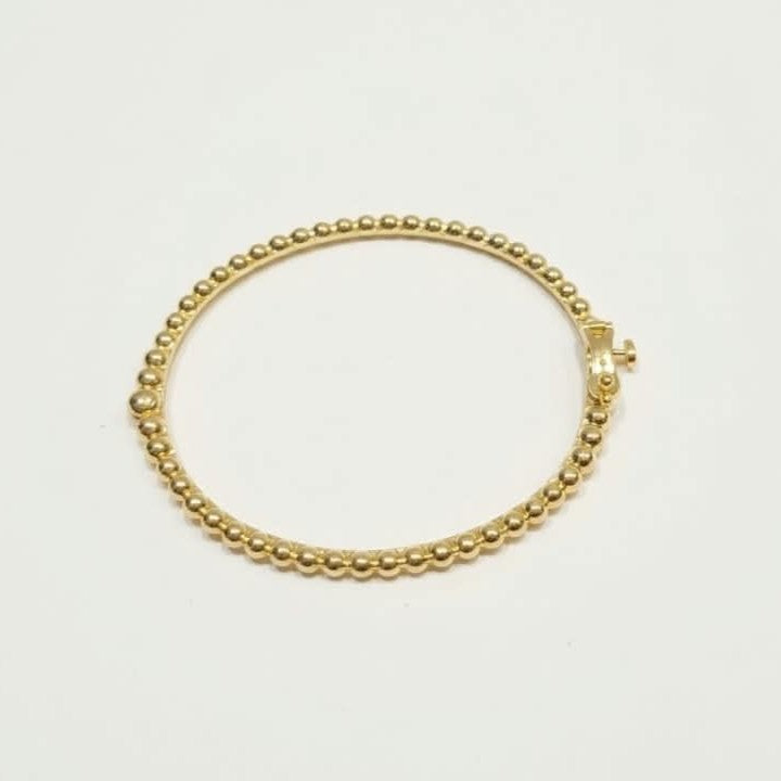Van Cleef Perlee Single row Bangle