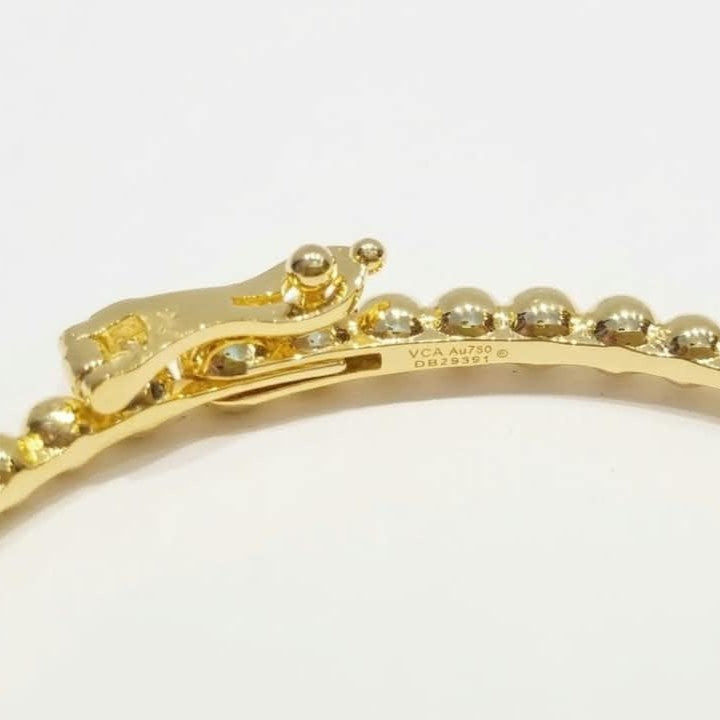 Van Cleef Perlee Single row Bangle