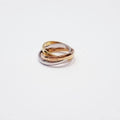 Cartier Trinity Ring three-tone gold plated – yellow, rose and white gold bands